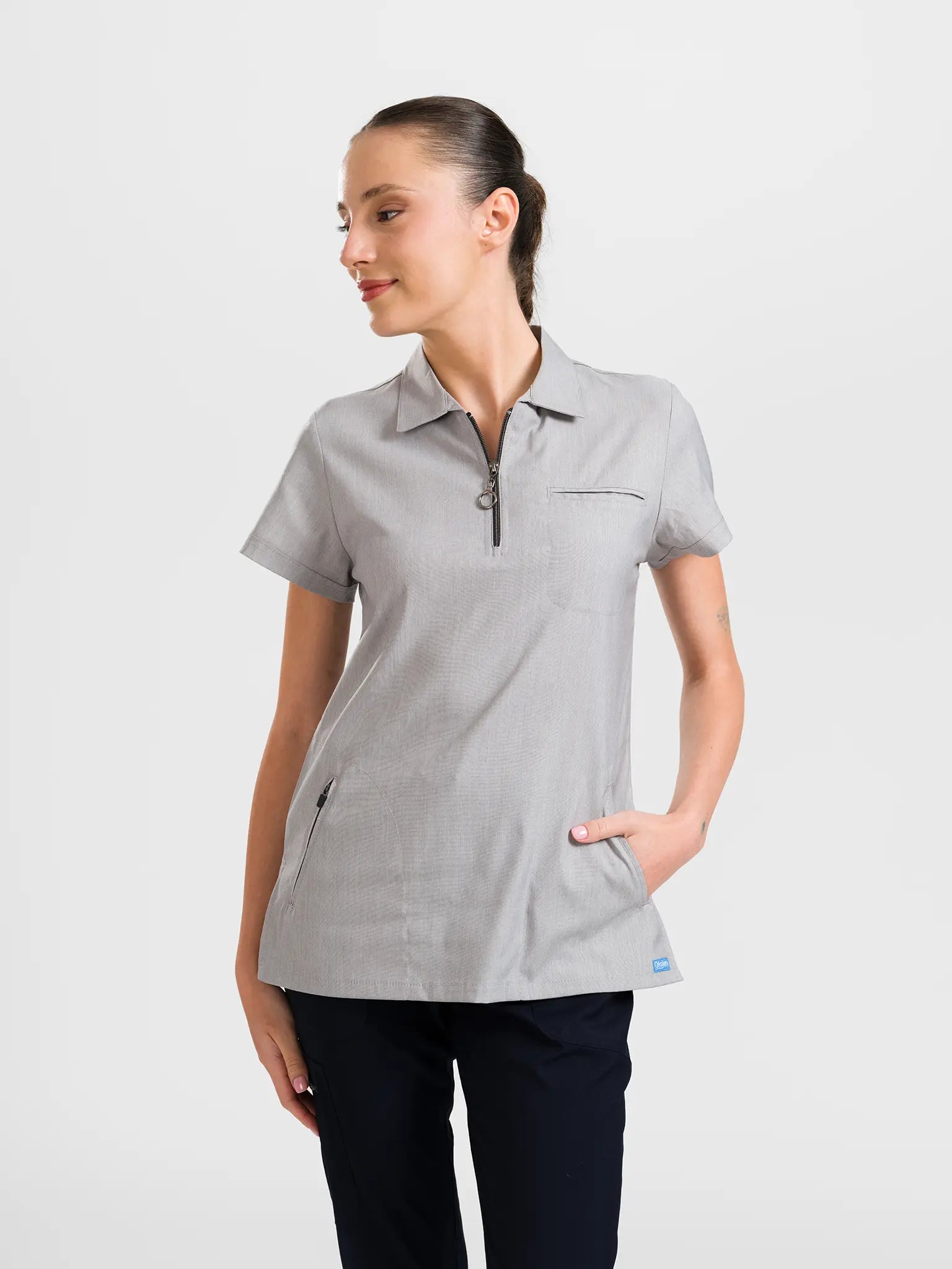 DuoStyle Jogger - Gümüş Gri (Tek Üst) - OksijenUniform