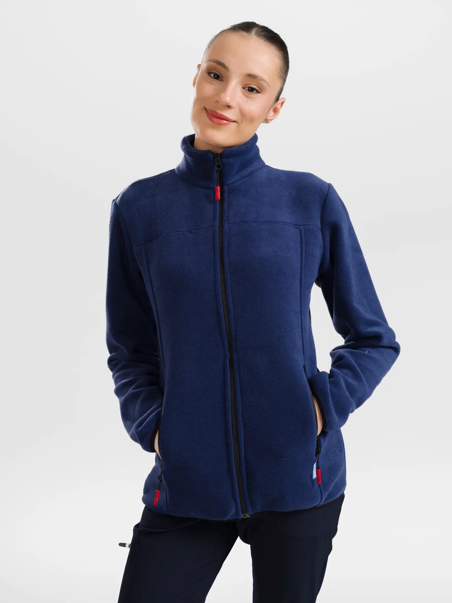 Kadın - Polar Ceket - İndigo - OksijenUniform