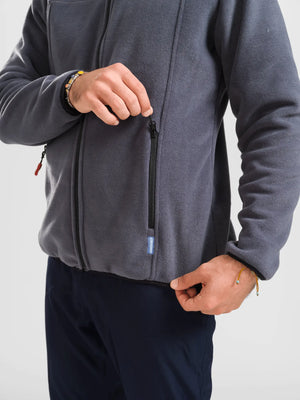 Erkek - Polar Ceket - Antrasit - OksijenUniform