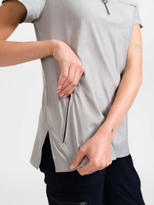 DuoStyle Jogger - Gümüş Gri (Tek Üst) - OksijenUniform