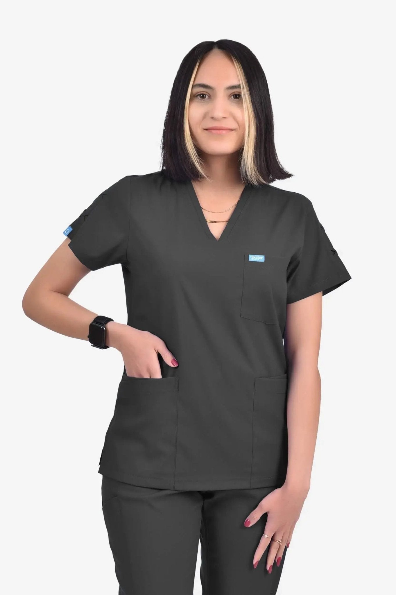 Ruby - Antrasit (Tek Üst) - OksijenUniform