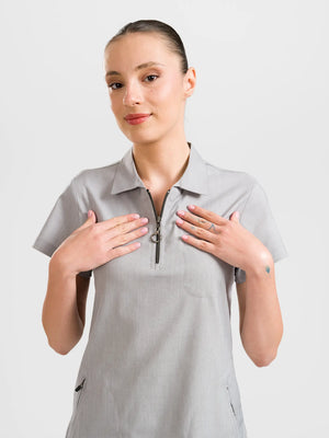 DuoStyle Jogger - Gümüş Gri (Tek Üst) - OksijenUniform