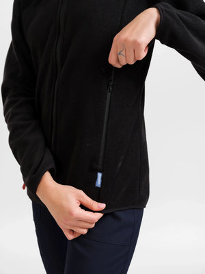 Kadın - Polar Ceket - Siyah - OksijenUniform