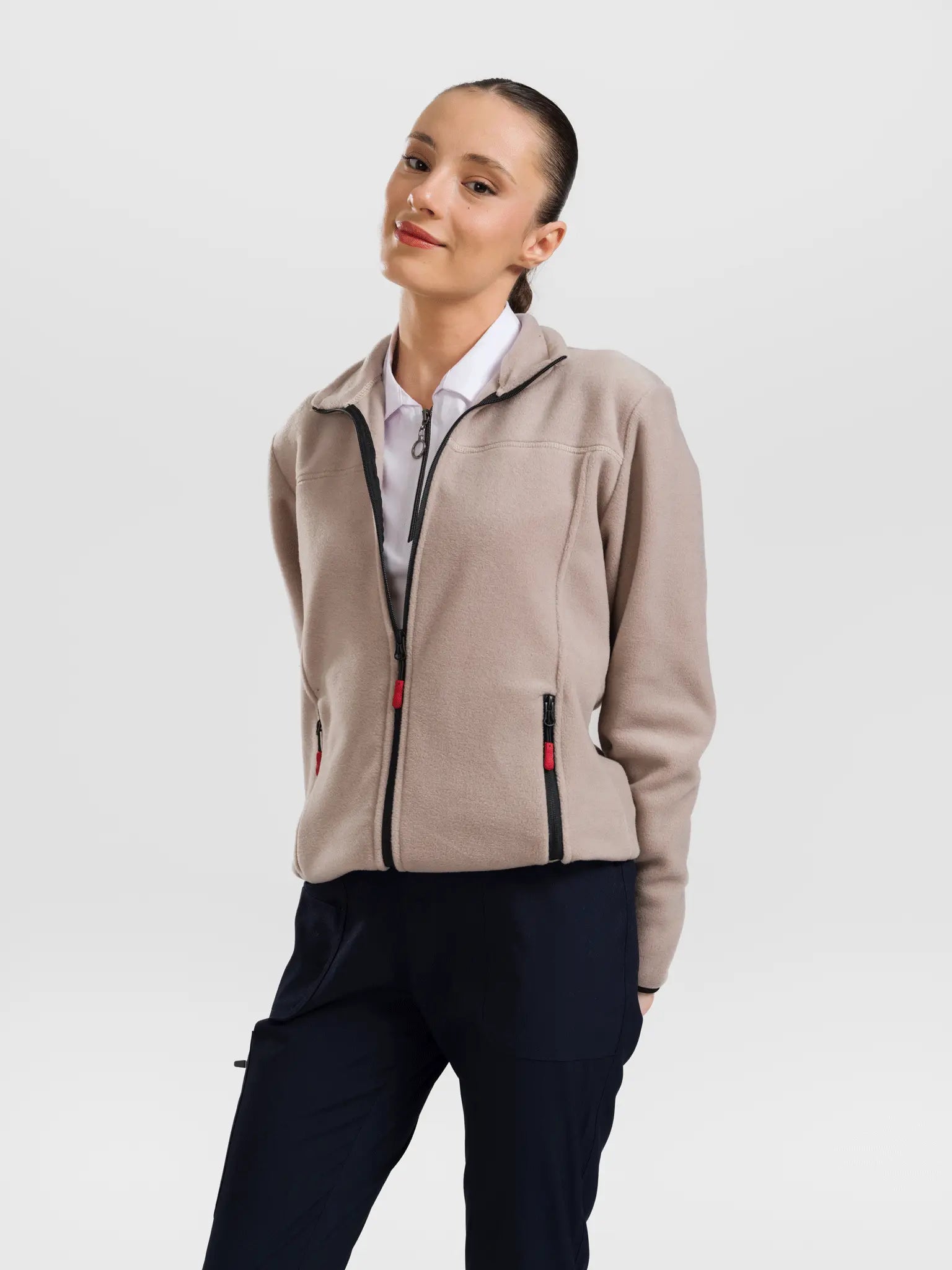 Kadın - Polar Ceket - Vizon - OksijenUniform