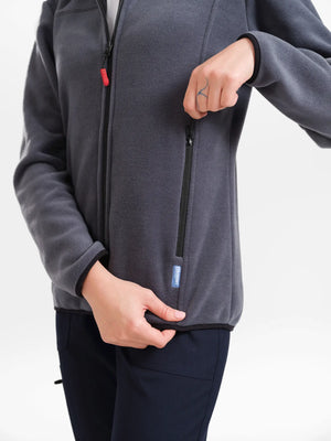 Kadın - Polar Ceket - Antrasit - OksijenUniform