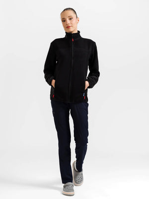 Kadın - Polar Ceket - Siyah - OksijenUniform