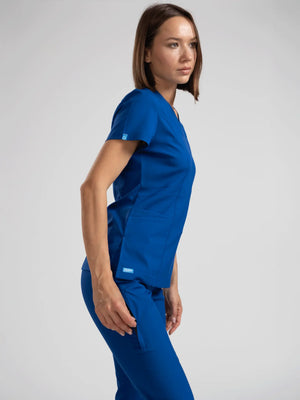 Citrine - Saks Mavisi (Tek Üst) - OksijenUniform