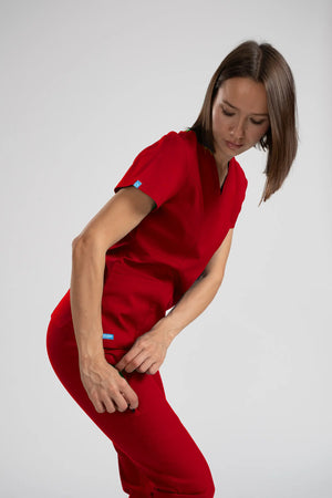 Citrine - Kırmızı (Tek Alt & Pantolon) - OksijenUniform