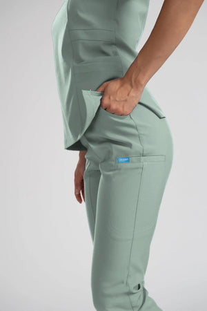 Citrine - Küf Yeşili (Tek Alt & Pantolon) - OksijenUniform