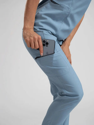 Safir - Gökyüzü Mavisi (Tek Alt & Pantolon) - OksijenUniform