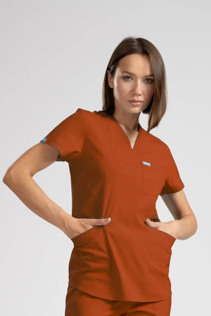 Safir - Kiremit (Tek Üst) - OksijenUniform