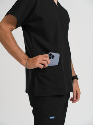 Klasik OksiFlex - Siyah - (Unisex Takım) - OksijenUniform