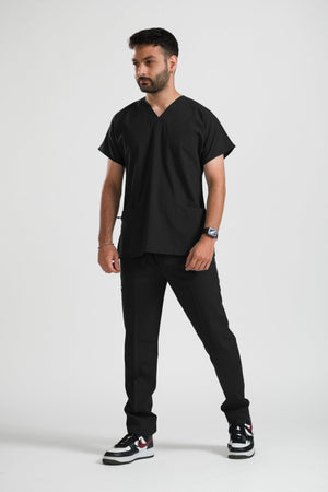 Klasik OksiFlex - Siyah - (Unisex Takım) - OksijenUniform