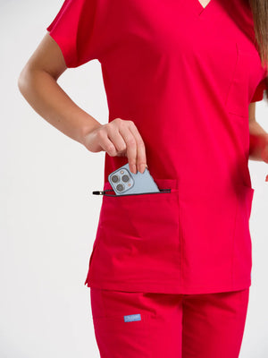 Klasik OksiFlex - Kırmızı - (Unisex Takım) - OksijenUniform