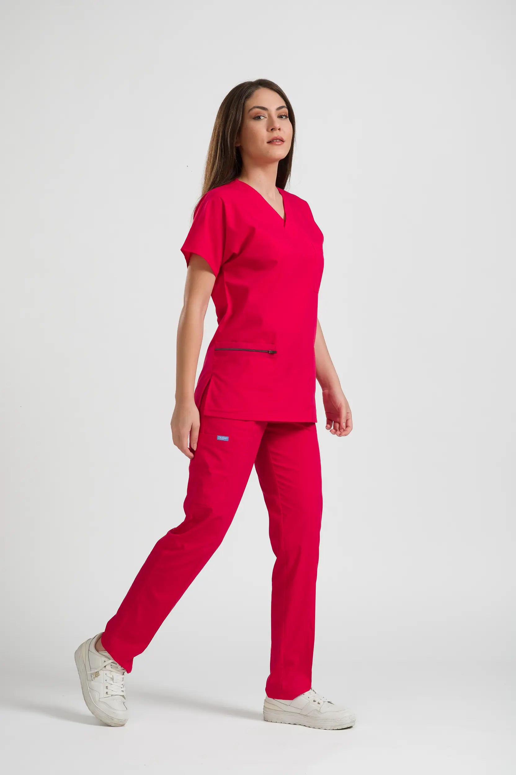 Klasik OksiFlex - Kırmızı - (Unisex Takım) - OksijenUniform