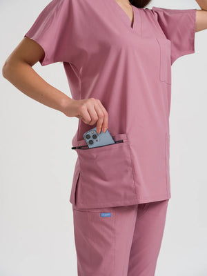 Klasik OksiFlex - Pudra - (Unisex Takım) - OksijenUniform