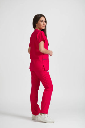 Klasik OksiFlex - Kırmızı - (Unisex Takım) - OksijenUniform