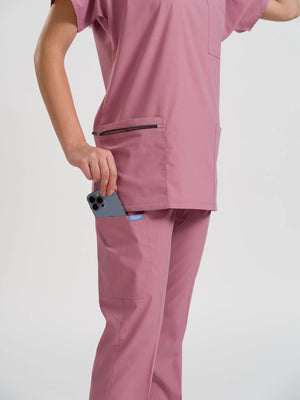 Klasik OksiFlex - Pudra - (Unisex Takım) - OksijenUniform