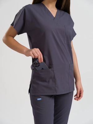 Klasik OksiFlex - Antrasit - (Unisex Takım) - OksijenUniform