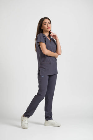 Klasik OksiFlex - Antrasit - (Unisex Takım) - OksijenUniform