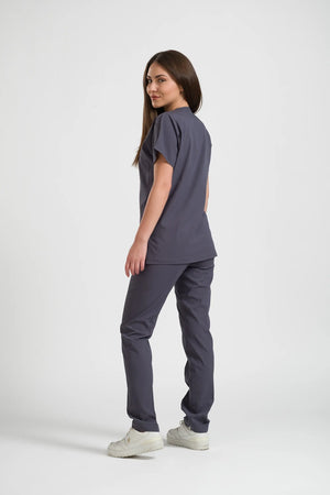 Klasik OksiFlex - Antrasit - (Unisex Takım) - OksijenUniform