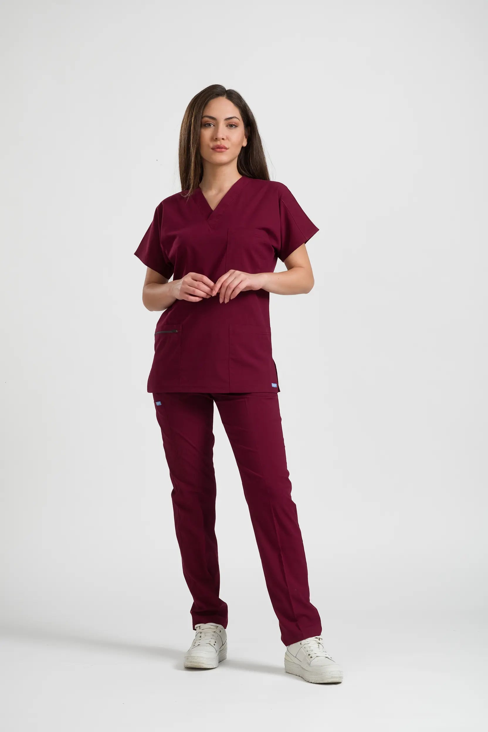 Klasik OksiFlex - Bordo - (Unisex Takım) - OksijenUniform