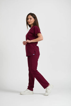 Klasik OksiFlex - Bordo - (Unisex Takım) - OksijenUniform