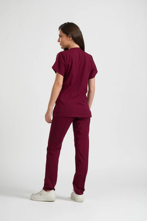 Klasik OksiFlex - Bordo - (Unisex Takım) - OksijenUniform