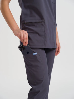 Klasik OksiFlex - Antrasit - (Unisex Takım) - OksijenUniform