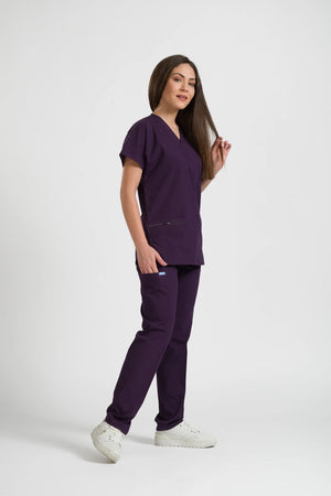 Klasik OksiFlex - Mor - (Unisex Takım) - OksijenUniform