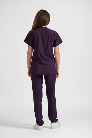 Klasik OksiFlex - Mor - (Unisex Tek Alt & Pantolon) - OksijenUniform