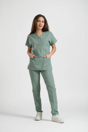 Klasik OksiFlex - Küf Yeşili - (Unisex Takım) - OksijenUniform