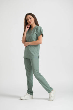 Klasik OksiFlex - Küf Yeşili - (Unisex Takım) - OksijenUniform