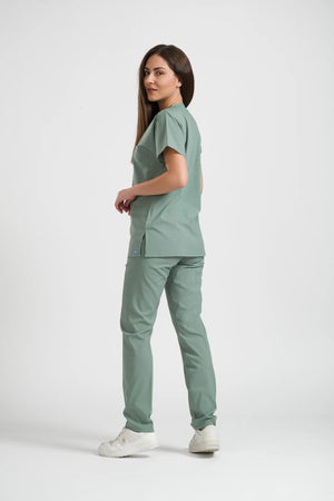 Klasik OksiFlex - Küf Yeşili - (Unisex Takım) - OksijenUniform