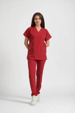 Klasik OksiFlex - Kiremit - (Unisex Takım) - OksijenUniform