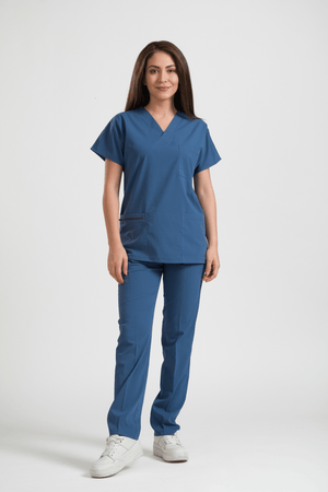Klasik OksiFlex - İndigo - (Unisex Tek Alt & Pantolon) - OksijenUniform