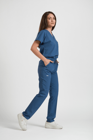 Klasik OksiFlex - İndigo - (Unisex Tek Alt & Pantolon) - OksijenUniform