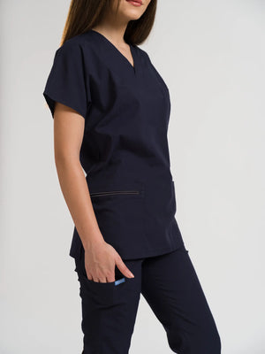 Klasik OksiFlex - Lacivert - (Unisex Takım) - OksijenUniform