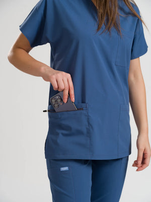 Klasik OksiFlex - İndigo - (Unisex Takım) - OksijenUniform