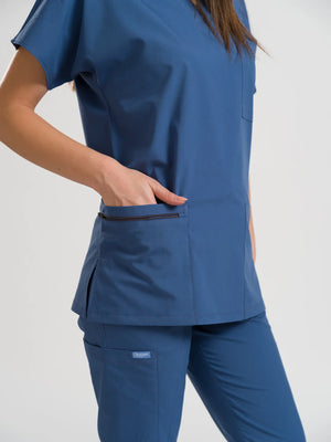 Klasik OksiFlex - İndigo - (Unisex Takım) - OksijenUniform