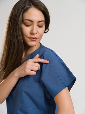 Klasik OksiFlex - İndigo - (Unisex Takım) - OksijenUniform