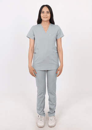 Safir - Gümüş Gri (Tek Üst) - OksijenUniform