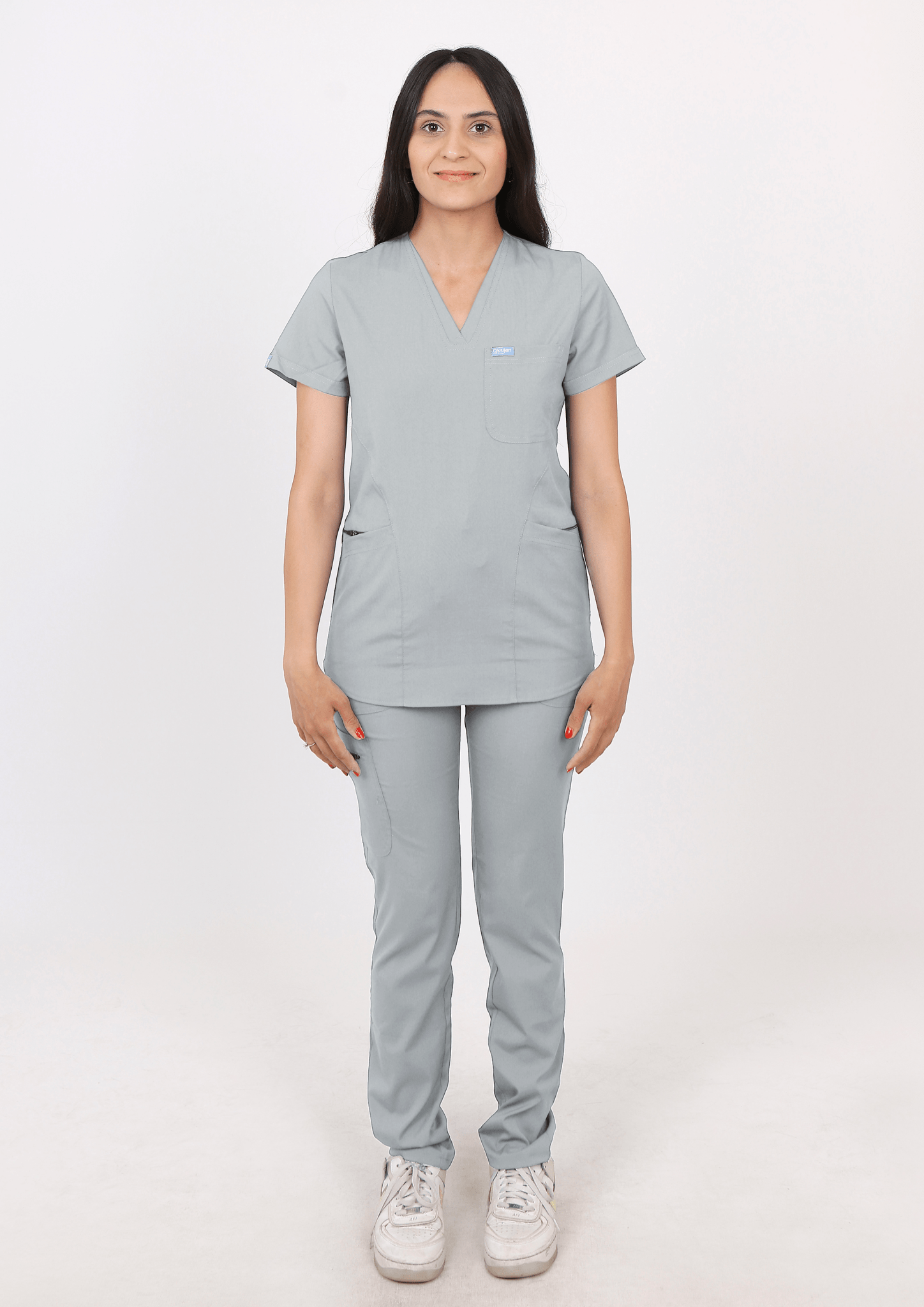 Safir - Gümüş Gri (Tek Üst) - OksijenUniform