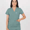 Safir - Petrol Yeşili (Tek Üst) - OksijenUniform