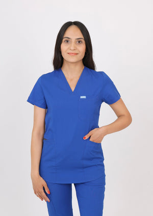 Safir - Saks Mavisi (Tek Üst) - OksijenUniform