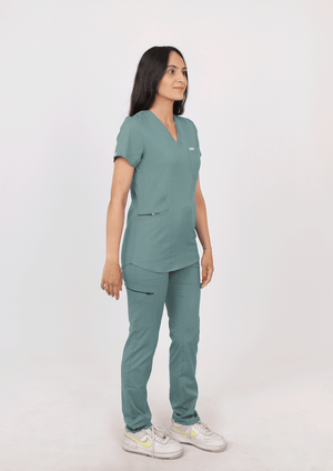 Safir - Petrol Yeşili (Tek Üst) - OksijenUniform