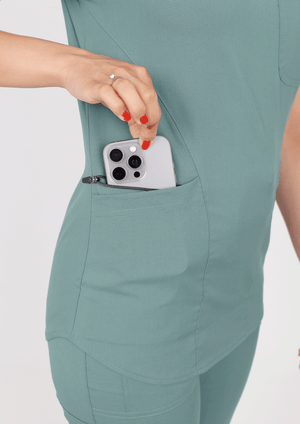 Safir - Petrol Yeşili (Tek Üst) - OksijenUniform