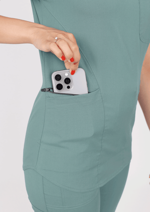 Safir - Petrol Yeşili (Tek Üst) - OksijenUniform