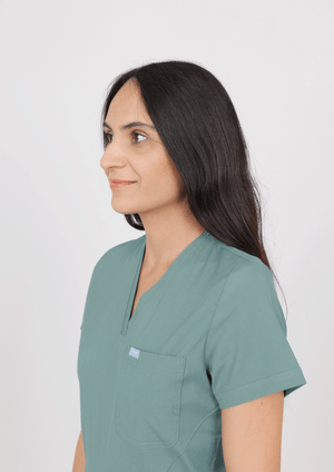 Safir - Petrol Yeşili (Tek Üst) - OksijenUniform