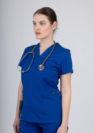 Lyna - Saks Mavisi (Tek Üst) - OksijenUniform